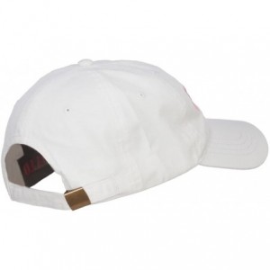 Baseball Caps Grandma Embroidered Washed Cap - White - CU12MAF8EXK $49.89