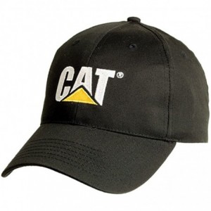 Baseball Caps Cat Black Cap with 2 Tone Logo - CQ12CP3NNEB $25.78