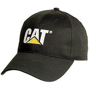 Baseball Caps Cat Black Cap with 2 Tone Logo - CQ12CP3NNEB $25.78
