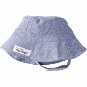 Sun Hats Children Unisex Bucket Hat UPF 50+- Highest Certified UV Sun Protection- Azo-free dye - Chambray - C911DYP90KL $14.52