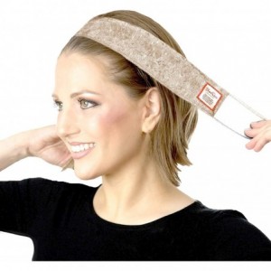 Headbands Non-Slip Headband Wig Grip Adjustable Headband for Under headscarves - Light Beige Velvet - CW18K7ODAEZ $38.79