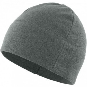 Skullies & Beanies Mens Winter Hat Fleece Beanie Warm Skull Cap Watch Cap - Gray - CF126SMLNZL $23.10