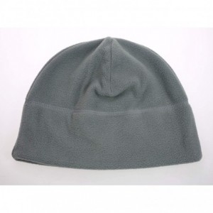 Skullies & Beanies Mens Winter Hat Fleece Beanie Warm Skull Cap Watch Cap - Gray - CF126SMLNZL $20.44