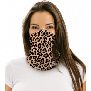 Balaclavas 12 in 1 Multifunctional Headwear Face Mask Headband Neck Gaiter - Leopard - CS197LXWM75 $36.89