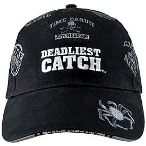 Baseball Caps Alaska Black Boat Names Alaskan Deadliest Catch Crabs Ball Cap Hat - CY118Z6JZ95 $48.29