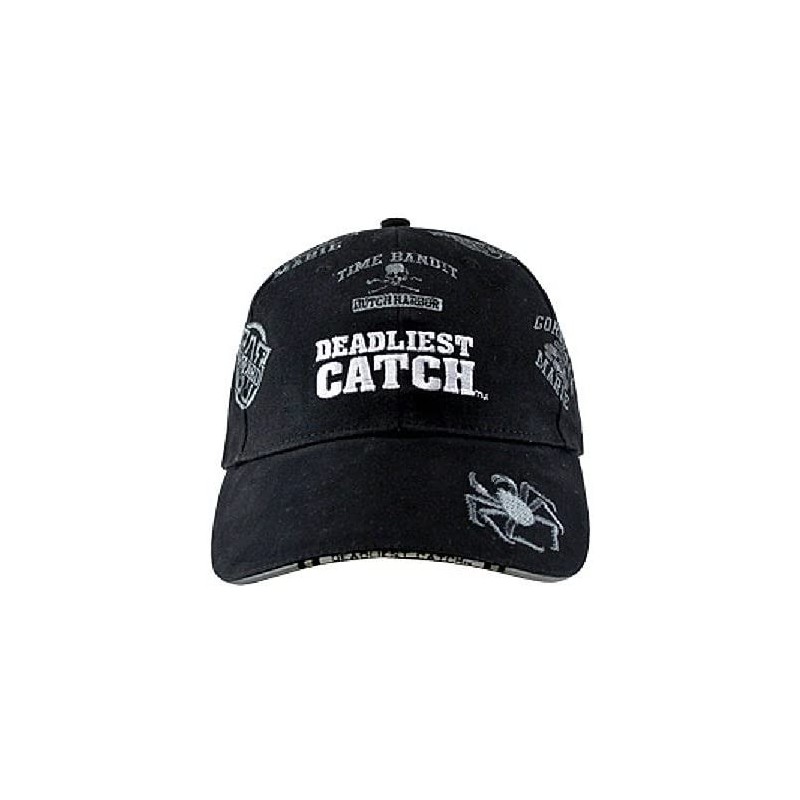 Baseball Caps Alaska Black Boat Names Alaskan Deadliest Catch Crabs Ball Cap Hat - CY118Z6JZ95 $53.30