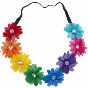 Headbands Floral Flower Crown Stretch Headband - Multicoloured - CR187C5LW3T $21.27