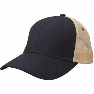 Baseball Caps Womens Soft Mesh Sideline Cap - Navy/Natural - C218E3XOH9M $14.39