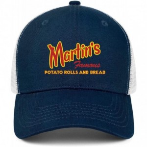 Sun Hats Men's Women's Fitted Adjustable Fits Baseball Cap Martin's-Famous-Potato-Bread-Logo- Snapback Hats Dad Hat - C218Z6C...