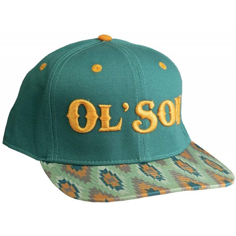 Baseball Caps Ol' Son Adjustable Snapback Hat - Green/Orange/Aztec - CC18Y750ZZ8 $50.21