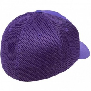 Baseball Caps Flexfit Ultrafibre & Airmesh 6533 with NoSweat Hat Liner - Purple - C618O80RL0S $28.43