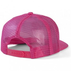 Sun Hats Cali Script Trucker Hat - White/Pink - CF11N38TDUL $22.97