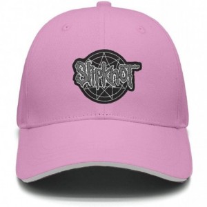 Baseball Caps Unisex Mesh Flat Cap -Logo-Funny- Caps for Mens Womens - Slipknot Logo Funny-22 - CW18K6UCDHC $37.12
