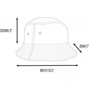 Bucket Hats Summer 100% Cotton Stone Washed Packable Outdoor Activities Fishing Bucket Hat. - Charcoal - CU182AKDN7U $19.43