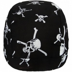 Skullies & Beanies Skull Cap Motorcycle Helmet Liner Biker Head Wrap Cover Scarf Pirate Hat Bandana Running Beanie Cap - Smal...