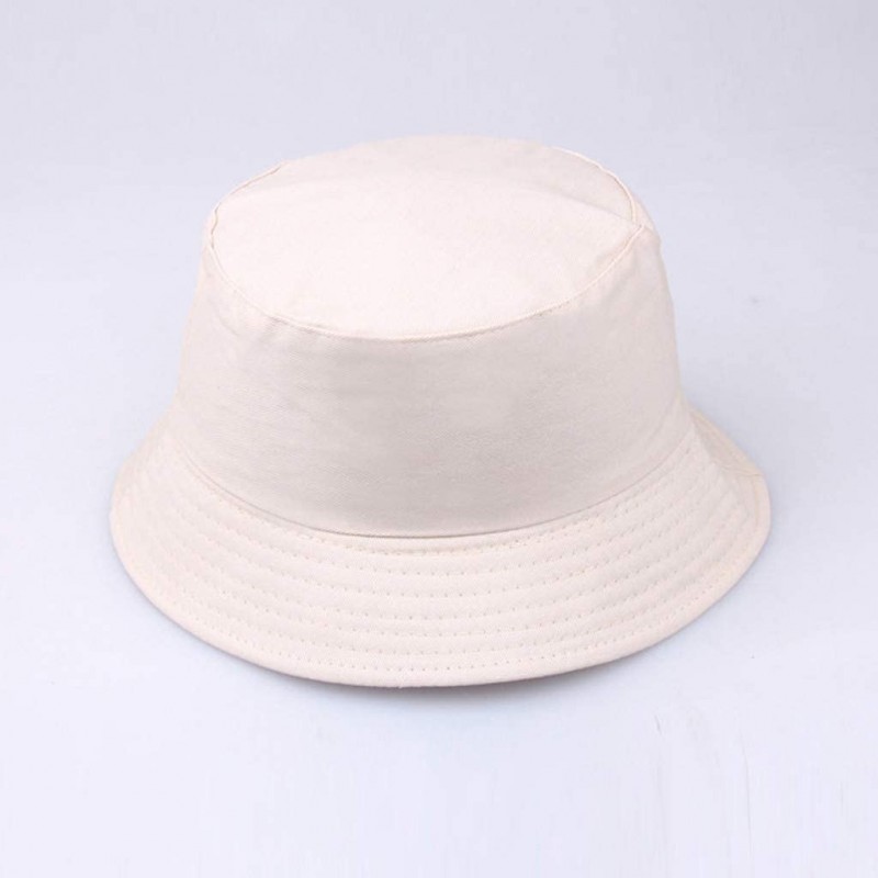 Unisex Embroidered Bucket Hat UV Protection Cotton Packable Fishing ...