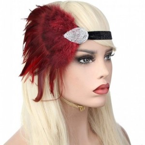 Headbands 1920s Accessories Themed Costume Mardi Gras Party Prop additions to Flapper Dress - A-4 - C618M522L0Q $34.82