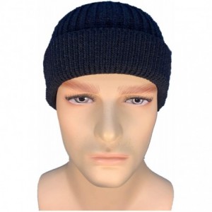 Skullies & Beanies Comfortable Unisex Beanie Warm- Stretchy & Soft Stylish & Trendy Knit hat - Black(short) - CM192HG7LCG $17.80