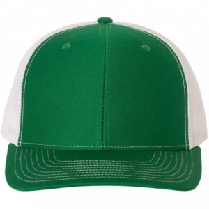 Baseball Caps Trucker Snapback Cap-Kelly/White-Adjustable - CG18C2YARMS $20.24