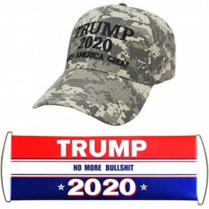 Baseball Caps Trump 2020 Hat & Flag Keep America Great Campaign Embroidered/Printed Signature USA Baseball Cap - Camo Gray - ...