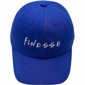 Baseball Caps Dad Hat Finesse Friends Letters Embroidered Baseball Cap Adjustable Strapback Unisex - Finesse-navy - CK18KI720...