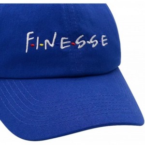 Baseball Caps Dad Hat Finesse Friends Letters Embroidered Baseball Cap Adjustable Strapback Unisex - Finesse-navy - CK18KI720...