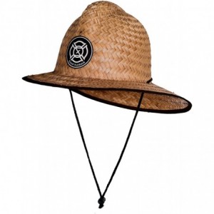 Sun Hats Straw Firefighter Hat- Large/XL 60cm - Salty (Modest Burn Markings) - C2188NYI7CN $78.09