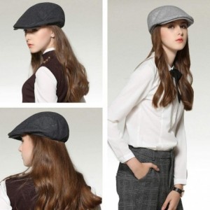 Newsboy Caps Stylish Flat Cap Newsboy Ivy Hat for Men Women Adjustable Paper Boy Hats for Spring Sumer - CK18ZLTRHNN $26.39