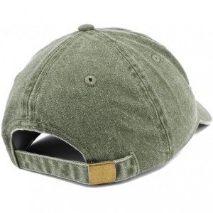 Baseball Caps Vintage 1945 Embroidered 75th Birthday Soft Crown Washed Cotton Cap - Olive - CN180WXWT29 $37.94