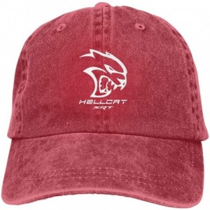 Baseball Caps Unisex Do-dge Hellcat SRT Baseball Cap Snapback Trucker Hat - Red - C518Y9U8IW4 $30.99