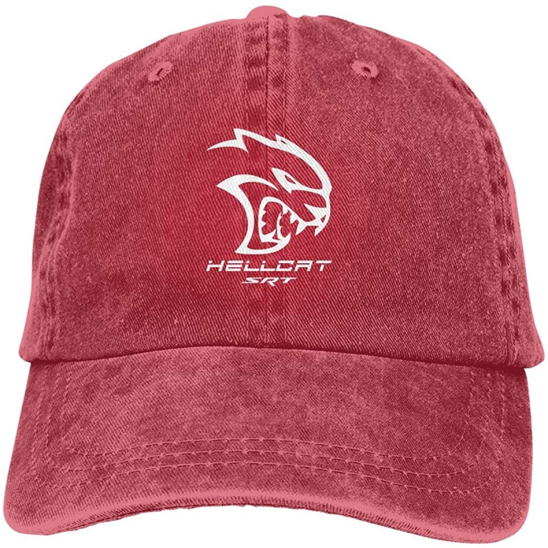 Baseball Caps Unisex Do-dge Hellcat SRT Baseball Cap Snapback Trucker Hat - Red - C518Y9U8IW4 $34.30
