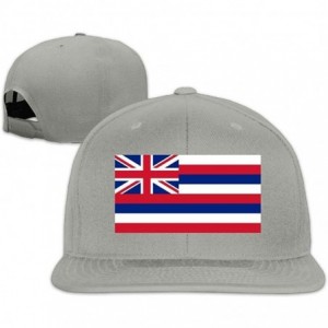 Baseball Caps Flag of Hawaii Adjustable Trucker Caps Unisex Sandwich Hats - CO18I7ZM4WK $17.77