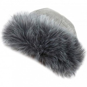 Cold Weather Headbands Womens Winter Hat Faux Fur Headband Cap Headgear Earwarmer Earmuff Snow Hat - E-gray - CQ18LYYWTOE $26.98