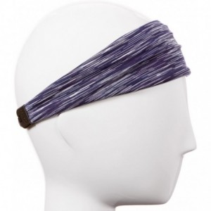 Headbands Xflex Space Dye Adjustable & Stretchy Wide Headbands for Women - Heavyweight Space Dye Navy - CI17XWKS2G8 $27.90