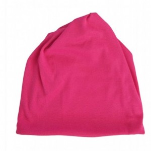 Skullies & Beanies Women's Lightweight Turban Slouchy Beanie Hat Cap - Pink - CN12DATL51V $29.38