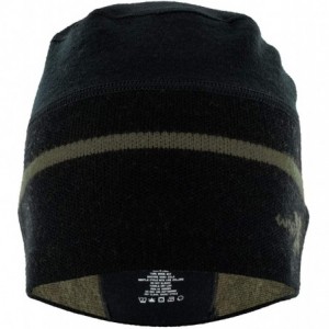 Skullies & Beanies Cold Snap Merino Wool Beanie Hat for Men & Women - Black Olive - CN186A2W27E $38.99
