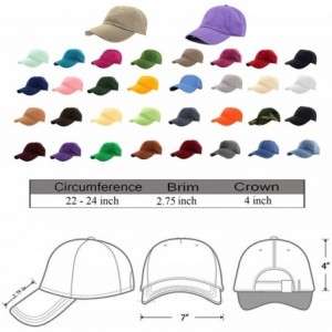 Baseball Caps Baseball Caps Dad Hats 100% Cotton Polo Style Plain Blank Adjustable Size - Army Green - CL18EZ0667C $11.42
