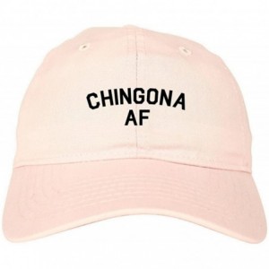 Baseball Caps Chingona AF Spanish Slang Mexican Dad Hat Baseball Cap - Pink - CD18CA0HLE3 $46.43