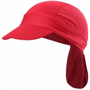 Skullies & Beanies Skull Caps & Sweat Wicking Cooling Beanie with Brim for Men and Women - Red - C118RYES0O5 $8.18