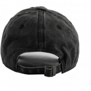 Baseball Caps Traffic Band Mens&Women's Unisex Denim Caps with Adjustable Strap - Blue - C918QQ8E37C $19.76