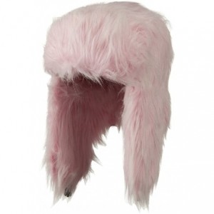 Bomber Hats Woman's Faux Fur Trooper Hat - Pink W28S52E - CI11C0N8GR1 $99.05