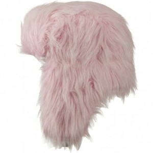 Bomber Hats Woman's Faux Fur Trooper Hat - Pink W28S52E - CI11C0N8GR1 $93.54