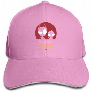 Baseball Caps Adult Unisex Sports Invader Zim Gir Adjustable Sandwich Baseball Caps for Men's&Women's - Pink - CE18Y6KSXYY $5...