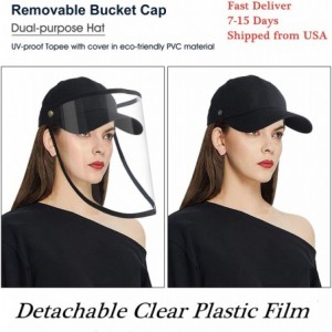 Baseball Caps Baseball Hat- Bucket Hat Men & Women- Fashion Sun Hat UV-Proof - A-black - CD198UDQE29 $28.08