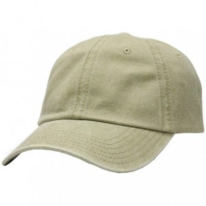 Baseball Caps Vintage Washed Cotton Twill Adjustable Dad Hat Baseball Cap - 32 - C412KP99GHF $26.03
