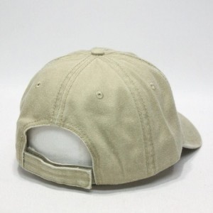 Baseball Caps Vintage Washed Cotton Twill Adjustable Dad Hat Baseball Cap - 32 - C412KP99GHF $27.30