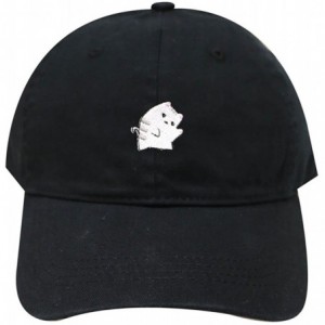 Baseball Caps Cute Cat Cotton Baseball Dad Cap - Black - CY1832ZUMXU $25.57