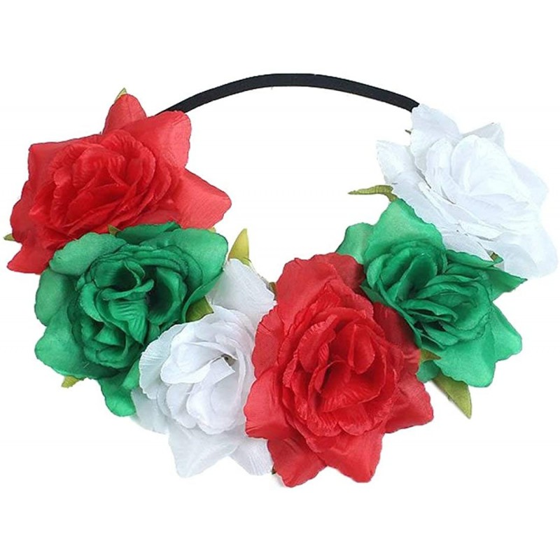 Headbands Flower Headband Stretch Elastic Costumes - Christmas Headband - CZ18RDA74IW $19.84