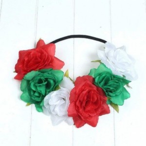 Headbands Flower Headband Stretch Elastic Costumes - Christmas Headband - CZ18RDA74IW $19.84