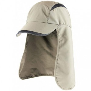 Sun Hats Bona - Performance Outdoor Hat with Sun Cape - Teak Black - CD18RXHCLY6 $50.93